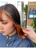 アクト 仙川店(ACT) オレンジインナーカラー/前髪インナー