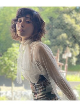 イーストハムヘッドショップ(EAST HAM head shop) ルーズウェーブボブ　おしゃれパーマ