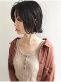 ウザバングの切りっぱなしボブ【CERCA新宿/新宿西口】