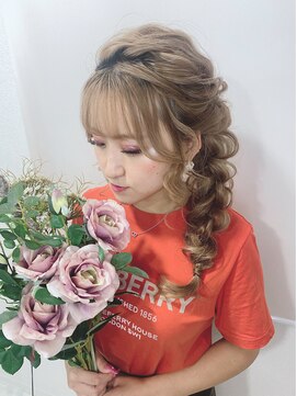シュシュ(shushu) サイド編みおろし♪