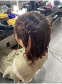 アイドルが奏でる編み込みリボンハーフツインちゃん