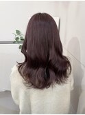 華やかなラベンダーピンク 韓国ヘア【横浜】