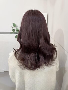 ネオリーブアイム 横浜西口店(Neolive aim) 華やかなラベンダーピンク 韓国ヘア【横浜】