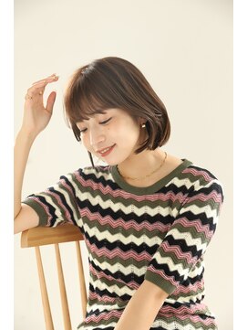 エクリ シセイドウ 麻布十番店(equri×SHISEIDO) 大人かわいいワンホンボブ