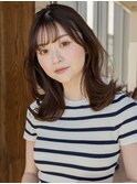 【白川】20代30代40代シースルーバング玉ねぎヘア23.2.19