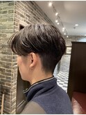 刈り上げセンターパート