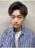 アップバング 王道ショート 短髪