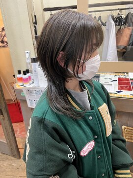 スミ(sumi) ウルフカット/長崎ウルフカット/ウルフヘア/20代30代40代◎岩田