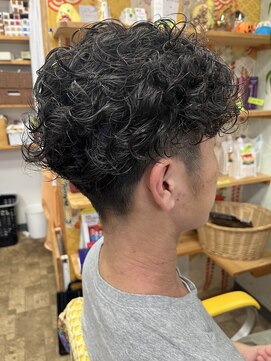 髪ストーリー美容室 カット+パーマ