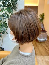 ピープル(PEOPLE)&nbsp;グラデーションボブ/前下がり/耳掛け