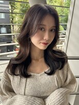 ディーバ 池袋東口(D.I.E.V.A) 冬カラー 韓国ヘア ヨシンモリ 2wayバング 色気ヘア