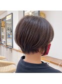 ショートカット/グレーベージュ/前髪カット/仙台
