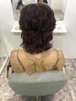 ヘアセットサロン クリアリティ(clarity) サイドまとめハーフアップ