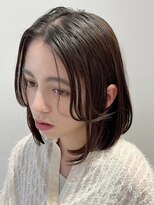 ノイ(noi)&nbsp;顔周りレイヤーカットグレージュカラーくびれボブショートカット