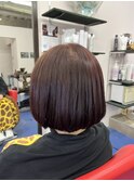 大人女性のボブスタイル
