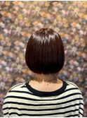 【オイルカラー】切りっぱなしボブ