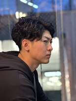 ロンドアンメゾン 原宿(Lond un Maison.)&nbsp;【吉田智哉】メンズパーマ、メンズセンターパート、7:3パート