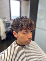 ヒロザバーバー(HIRO THE BARBER)&nbsp;スパイラルパーマ　宇部市/理容室/理容院/メンズカット