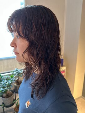 アム(amu) ウルフパーマ/パーマウルフ/ロングウルフ/レイヤーパーマ