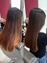 フォルテ 表参道店(FORTE) ニュアンスカラーグレーベージュレイヤーカットオリーブベージュ