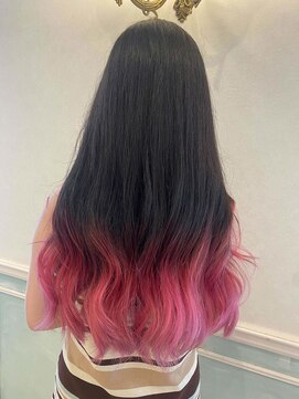 ヘアーサロン リアン 熊谷2号店(hair salon Rien) フラミンゴグラデーション