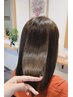 【大好評】カット+縮毛矯正ストレート+カラー+トリートメント￥26000 →￥25000