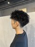 メンズカット＋パーマ＋炭酸クレンジング　￥7700