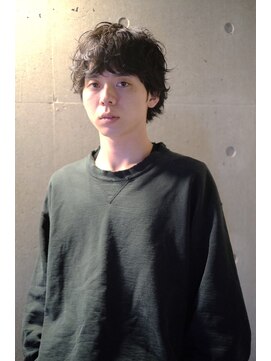 ブークル(boucle) くせ毛 ミディアム ナチュラルウルフ