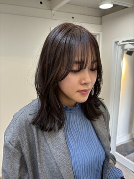 キオン(kyon) シースルーバング レイヤーカット