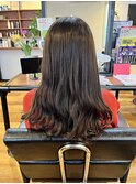 こて巻き風パーマ