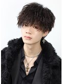 縦落ちツイスパのラウンドマッシュ