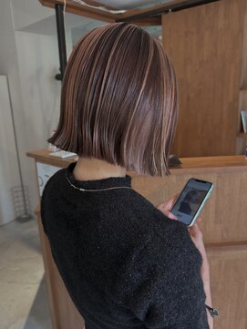 フェリア 梅田(FERIA) 大人のアンブレラカラー＊ラベンダーベージュ＊３０代・４０代