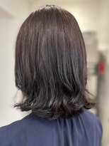 アピッシュ(apish 並木通り)&nbsp;伸ばしかけボブパーマ4ヶ月後