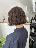 シラフ(SHIRAF)&nbsp;【Yoshida】ボブのくしゃっとニュアンスパーマ