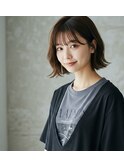 ぱっつんボブ20代30代40代髪質改善白髪染めトリートメント入間