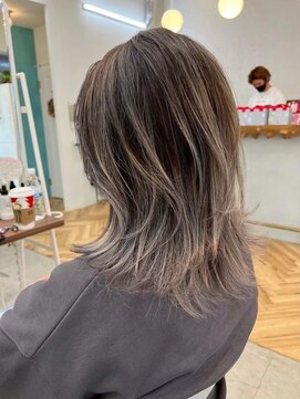 コンティロミー(CONTI ROMMY.) 20代~50代◎くびれウルフ☆グラデーション髪質改善アッシュ