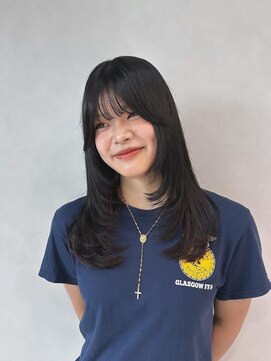 リアン バイ キートス(Lien by kiitos) レイヤーカット/レイヤースタイル/ミディアムレイヤー/顔まわり