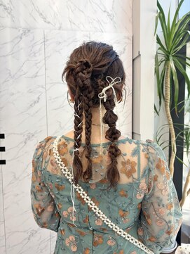 クリアーオブヘアー 一社店(clear OF HAIR) ロングパーマアレンジ