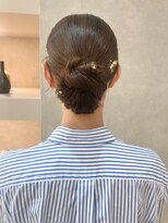 ヴィサージュアクト(VISAGE a.c.t)&nbsp;洋装&和装◎タイトシニヨンアレンジ