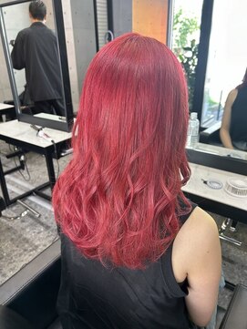 パヌポン(PANUPON) ダブルカラーケアブリーチハイライトベージュバレイヤージュ