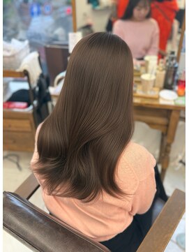 ハピネス 梅田茶屋町店(HAPPINESS) レイヤーカット/ブリーチなし/髪質改善/韓国ヘア/顔まわり/艶髪