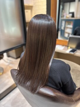 ストレートヘア/縮毛矯正/地毛風ストレート