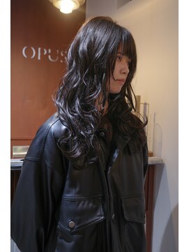 オーパスバイアンブルリュクス 池袋(Opus by ambleluxe) 池袋/レイヤーカット/ハッシュカット/グレージュ