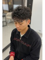 ヌードルバイコア(noodle by CoRe.gn)&nbsp;フェード × 色気スパイラルパーマ