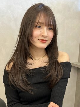 オムニス 表参道(Omnis) ハッシュカットセミロングレイヤーフェイスレイヤー髪質改善