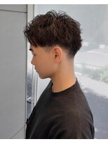 アース 青葉台店(HAIR&MAKE EARTH)&nbsp;トップの無造作感が決め手のフェードメンズショート【青葉台】
