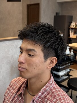 ザ クラン バイ ヘッドライト 仙台長町店(THE CLAN by HEADLIGHT) 【爽やか×清潔感】刈り上げ×アップバング×メンズショート