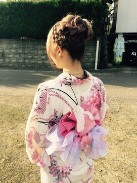 ヘアーフェイス リンド(hair face Lindo) 編み込みスタイル