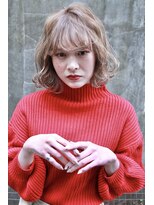 ティメレ 神戸三宮(Timere)&nbsp;アッシュベージュ×小顔ウェーブ【Timere神戸三宮】