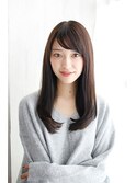 【Loa mio】透け感バングの内巻きロング【30代/40代/50代/60代】